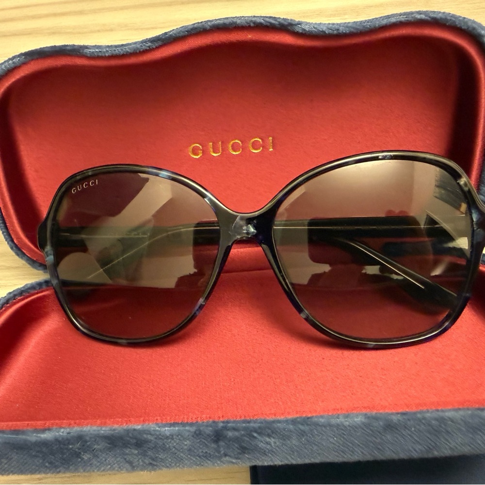 Gucci Blue Sunglasses